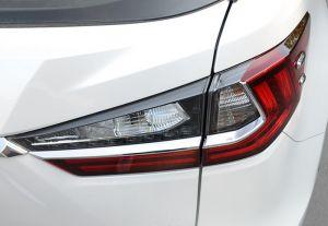 Накладки на задние фонари хромированные для Lexus RX350 450H 2016-2017 